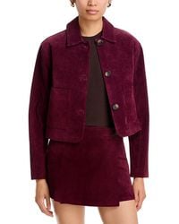 Blank NYC - Real Suede Cropped Blazer - Lyst