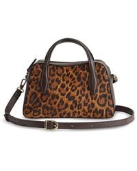 Madewell - Mini Leopard Print Calf Hair Crossbody Bag - Lyst