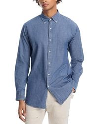Peter Millar - Tamworth Chambray Cotton Stretch Sport Shirt - Lyst
