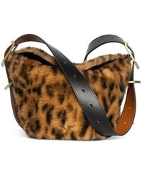 Zadig & Voltaire - Baby Jane Faux Fur Crossbody Bag - Lyst