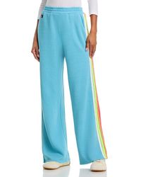 Aviator Nation - Side Stripe Wide Leg Pants - Lyst