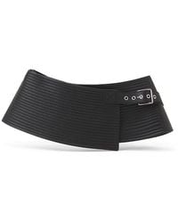 Lanvin - Wide Leather Belt - Lyst