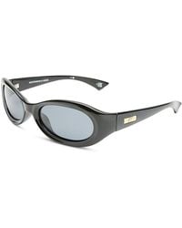 Le Specs - Nightcrawler Oval Sunglasses, 55Mm - Lyst