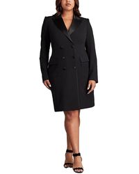 Tadashi Shoji - Plus Mckay Double-Breasted Coat Dress - Lyst