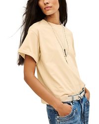 Ba&sh - Rosie Crewneck Cotton Tee - Lyst