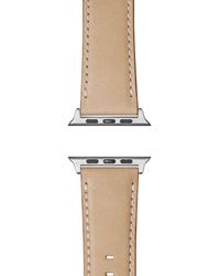 Shinola Aniline Leather Strap For Apple Watch® - Natural