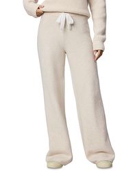 Splendid - Stassi Satin Tie Sweater Pants - Lyst
