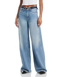 Rag & Bone - Featherweight Sofie High Rise Wide Leg Jeans - Lyst