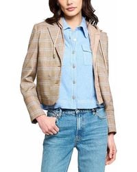 Central Park West - Sienna Plaid Dickey Blazer - Lyst