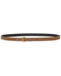 Saint Laurent - Cassandre Extra Thin Belt - Lyst
