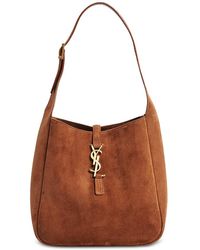Saint Laurent - Le 5 A 7 Supple Small Shoulder Hobo Bag - Lyst