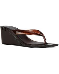 Jeffrey Campbell - Gigabyte Jelly Wedge Thong Sandals - Lyst