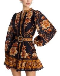 FARM Rio - Majestic Garden Mini Dress - Lyst