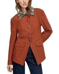 Veronica Beard - Laramie Dickey Point Collar Jacket - Lyst