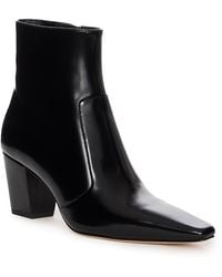 PAIGE - Welsley Leather Ankle Boots - Lyst