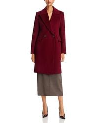 Fleurette - Isla Button Front Wool Coat - Lyst