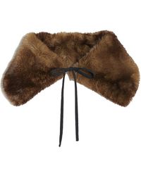 Apparis - Eliza Faux Fur Collar - Lyst