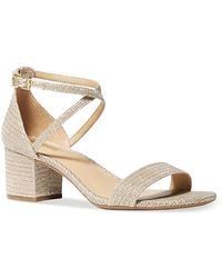 Michael Kors - Michael Serena Flex Ankle Strap High Heel Sandals - Lyst