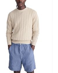 Madewell - Regular Fit Linen 6.5 Pull On Shorts - Lyst