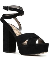 mara suede platform sandal
