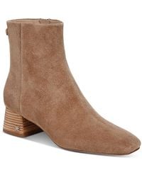 Sam Edelman - Paige Square Toe Block Heel Ankle Booties - Lyst