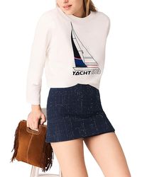 Maje - Boat Print Tee - Lyst