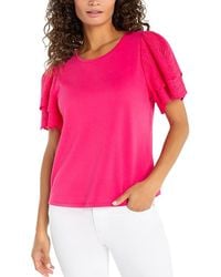 Liverpool Los Angeles - Embroidered Sleeve Tee - Lyst