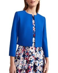 Hobbs - Elize Crepe Jacket - Lyst