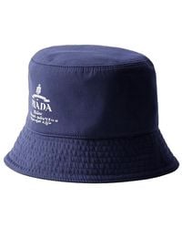 Prada - Reversible Technical Cotton Bucket Hat - Lyst