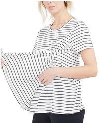 Hatch Collection - The Maternity Luxe Nursing Friendly Tee - Lyst