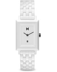 MVMT Signature Square Watch - White