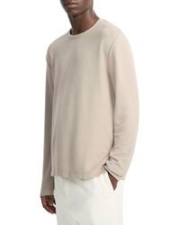 Vince - Pima Pique Long Sleeve Tee - Lyst