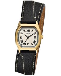 Fossil - Harlow Three Hand Leather Watch, 27Mm - Lyst