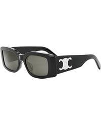 Celine - Triomphe Square Sunglasses, 53Mm - Lyst