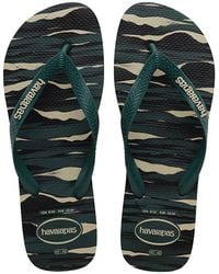 Havaianas - Top Camo Print Flip-Flops - Lyst