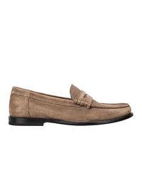 BOSS - Tevan Suede Loafers - Lyst