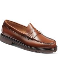 G.H. Bass & Co. - G. H. Bass Larson Lug Slip On Weejun Penny Loafers - Lyst