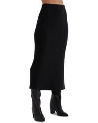 Bella Dahl - Knit Midi Skirt - Lyst