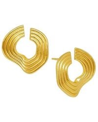 Ottoman Hands - Nara Wave Stud Earrings - Lyst
