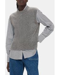 Whistles - Wool Sleeveless Tank Sweater - Lyst