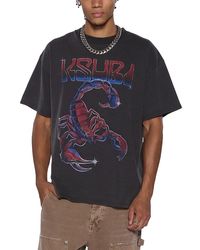 Ksubi - Venom Ekcess Faded Oversized Graphic Tee - Lyst