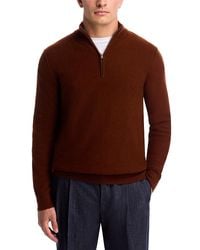 Vince - Thermal Quarter Zip Polo Sweater - Lyst