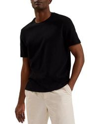 Ted Baker - Curlys Textured Short Sleeve Tee - Lyst