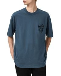 AllSaints - Orlando Cotton Graphic Tee - Lyst