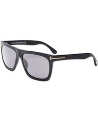 Tom Ford - Morgan Polarized Flat Top Square Sunglasses, 57Mm - Lyst