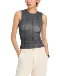 Rag & Bone - Miramar Ribbed Tank Top - Lyst