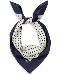 Echo - Pin Dot Silk Scarf - Lyst