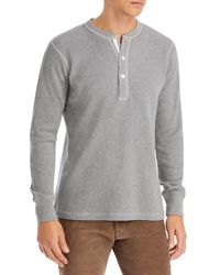 Waffle Knit Henley for Men - Up to 68% off | Lyst