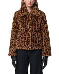 Apparis - Elis Faux Fur Print Jacket - Lyst