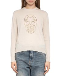 Zadig & Voltaire - Miss Cp West Embellished Cashmere Sweater - Lyst